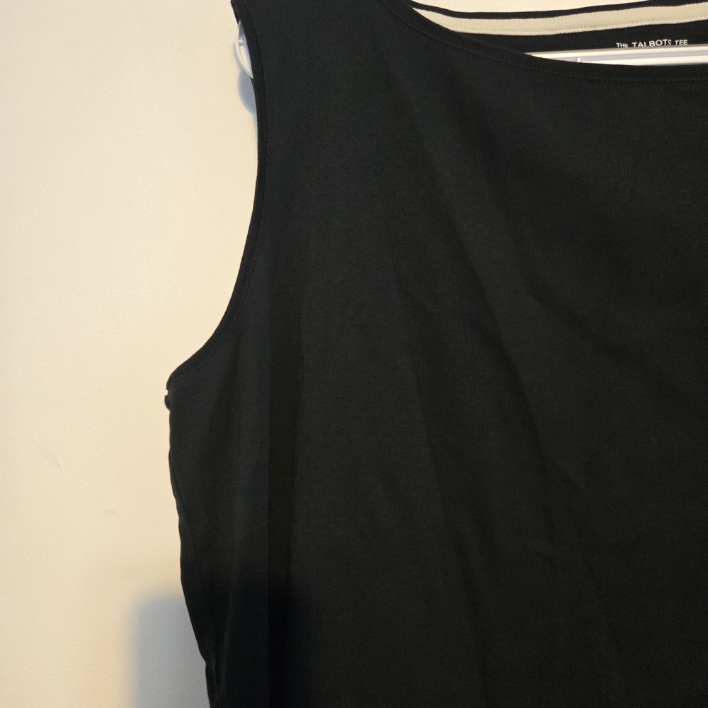 ❤️‎ Talbots Black Sleeveless Top - Picture 3 of 5